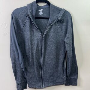 Avia Charcoal Gray Hooded Athletic Jacket